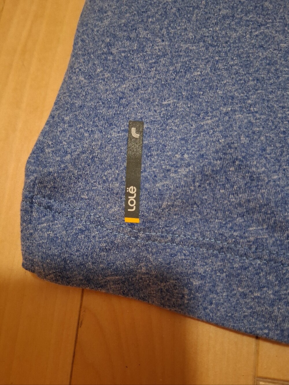 Lole Blue Racerback Mesh-Back Sports Tank - Picture 3 of 4